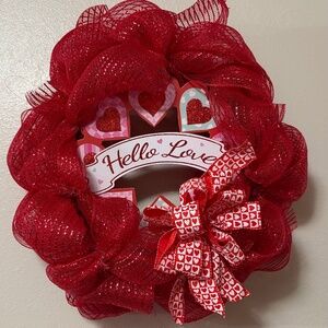 Valentine’s Day wreath
